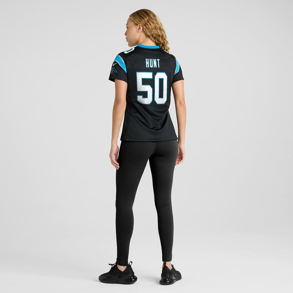 Carolina Panthers Robert Hunt  Women's Game Jersey | NFL Outlet
