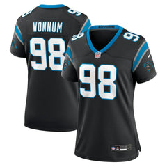 Carolina Panthers D.J. Wonnum  Women's Game Jersey | NFL Hot