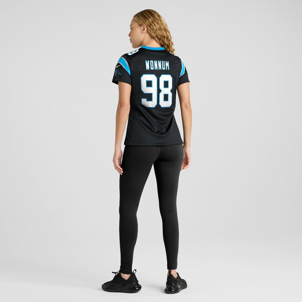 Carolina Panthers D.J. Wonnum  Women's Game Jersey | NFL Hot