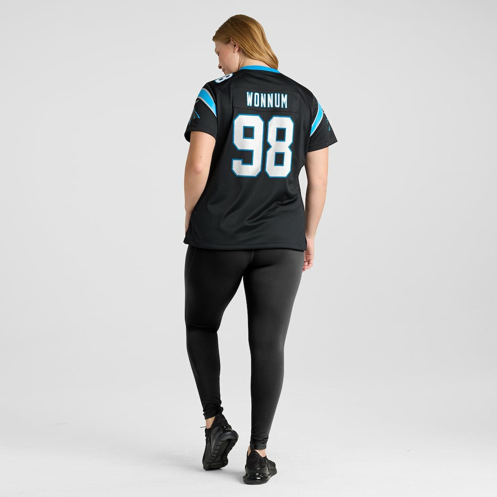 Carolina Panthers D.J. Wonnum  Women's Game Jersey | NFL Hot