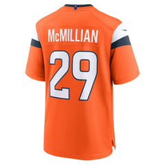 Denver Broncos Ja'Quan McMillian  Team Game Jersey | NFL Near me