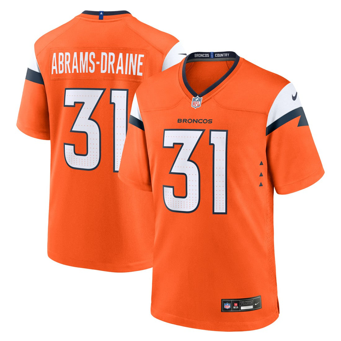 Denver Broncos Kris Abrams-Draine  Team Game Jersey | NFL Near me