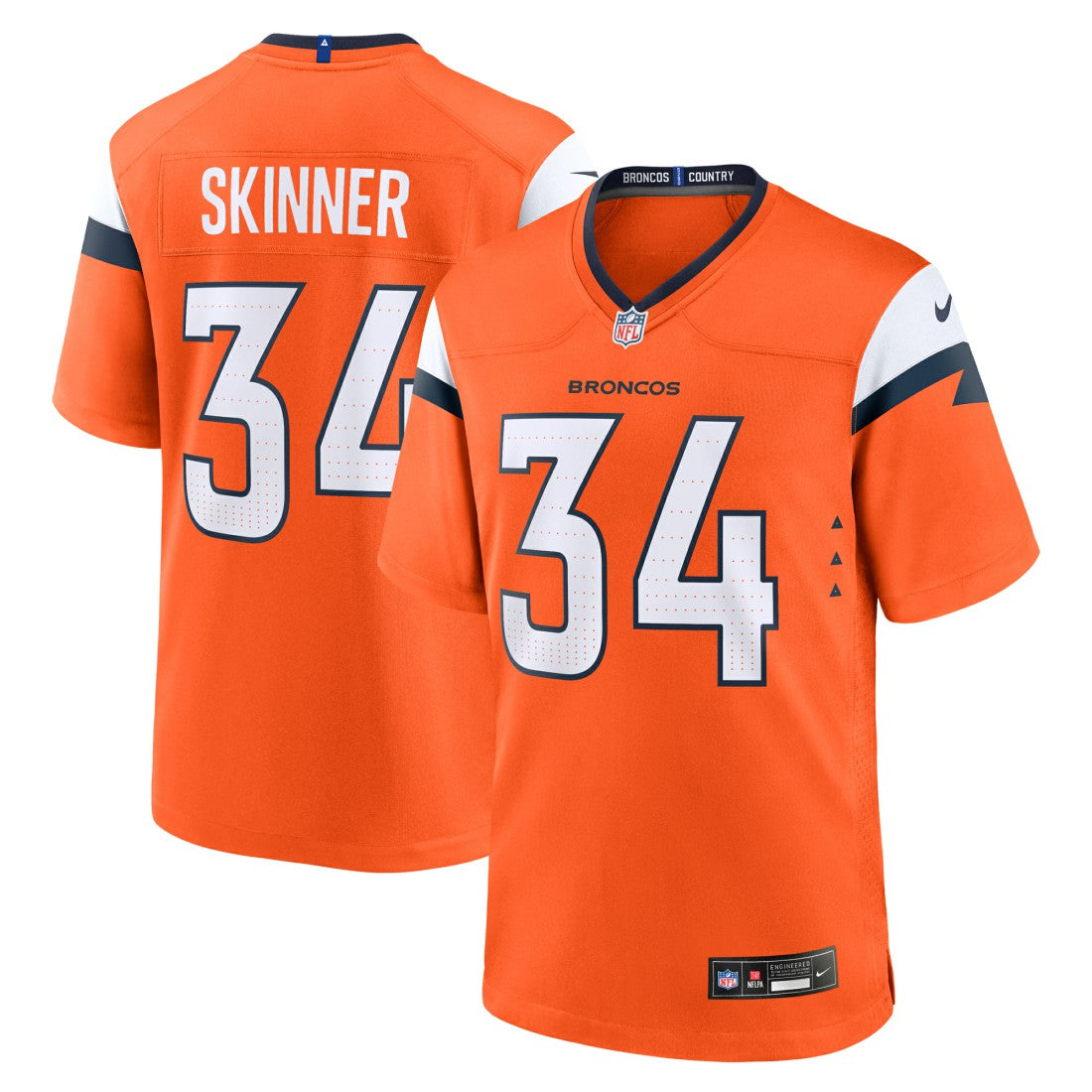 Denver Broncos JL Skinner  Team Game Jersey | NFL Discount