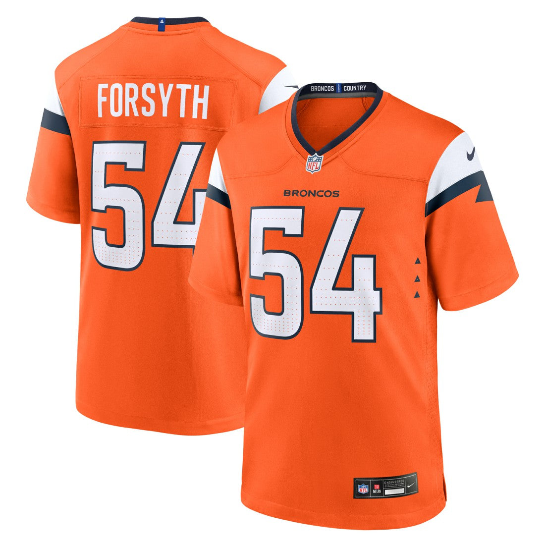 Denver Broncos Alex Forsyth  Team Game Jersey | NFL Discount