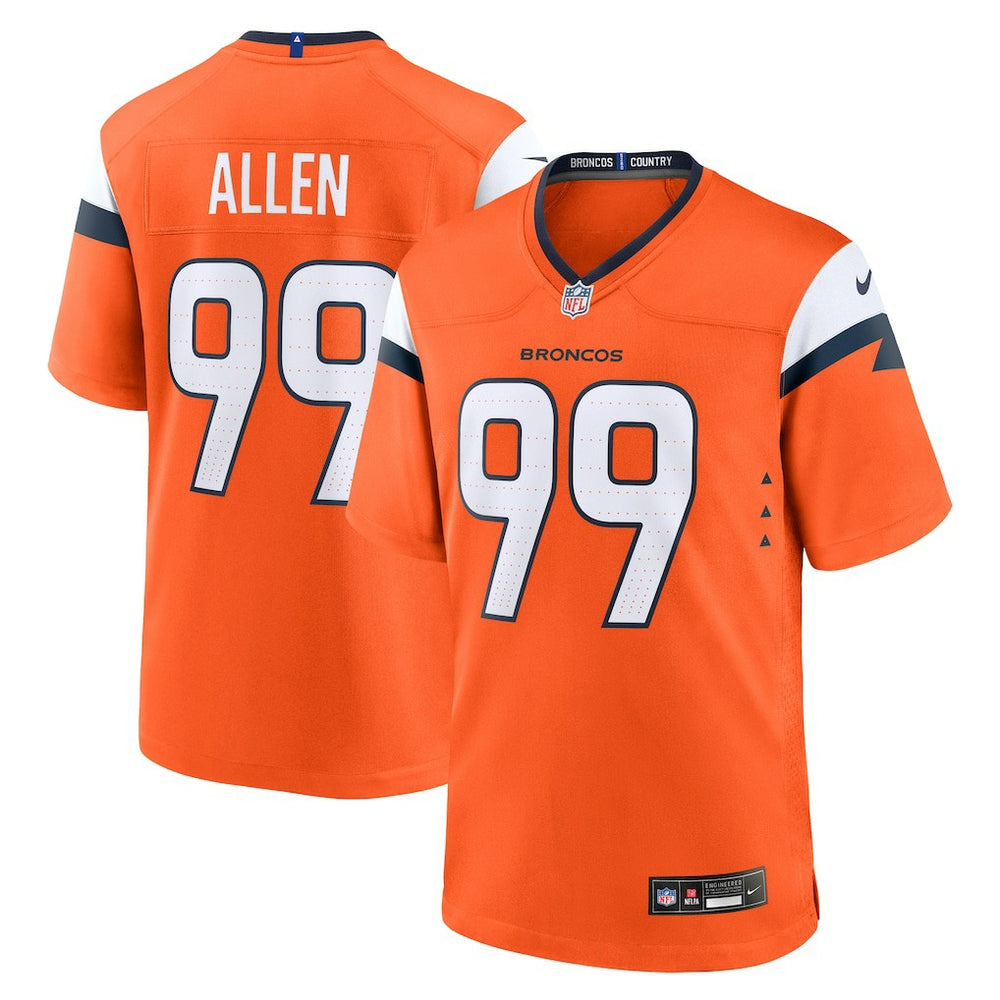 Denver Broncos Zach Allen  Team Game Jersey | NFL Near me