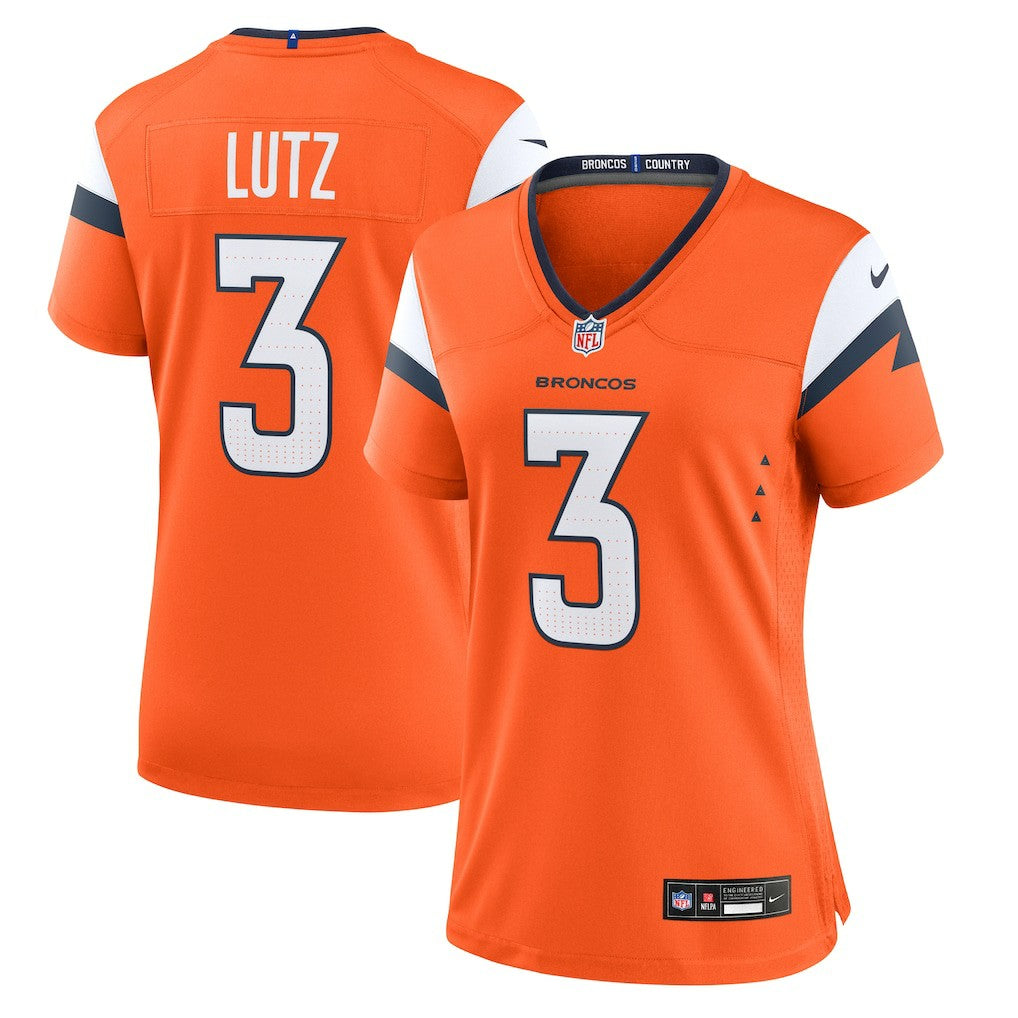 Denver Broncos Wil Lutz  Women's Team Game Jersey | NFL New