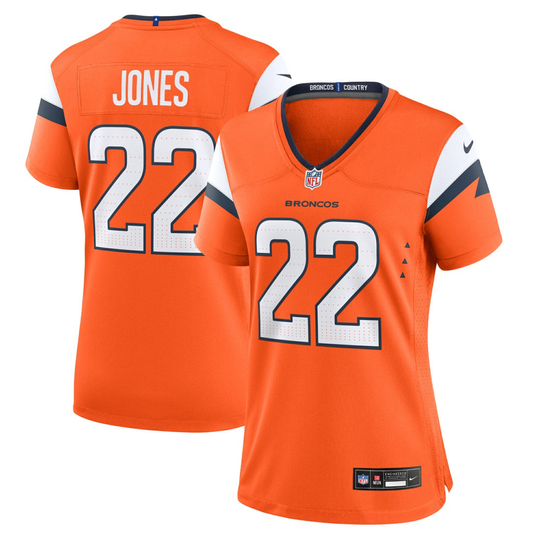 Denver Broncos Brandon Jones  Women's Team Game Jersey | NFL Sale