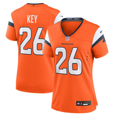 Denver Broncos Devon Key  Women's Team Game Jersey | NFL Discount