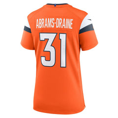 Denver Broncos Kris Abrams-Draine  Women's Team Game Jersey | NFL New