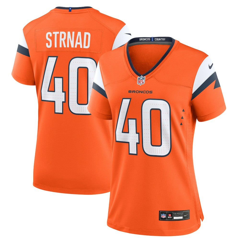 Denver Broncos Justin Strnad  Women's Team Game Jersey | NFL New
