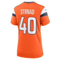 Denver Broncos Justin Strnad  Women's Team Game Jersey | NFL New