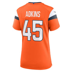 Denver Broncos Nate Adkins  Women's Team Game Jersey | NFL New