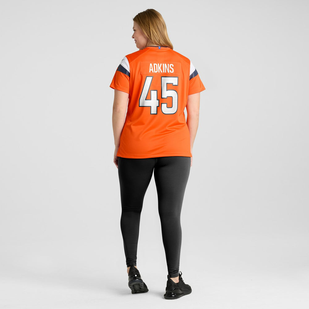 Denver Broncos Nate Adkins  Women's Team Game Jersey | NFL New