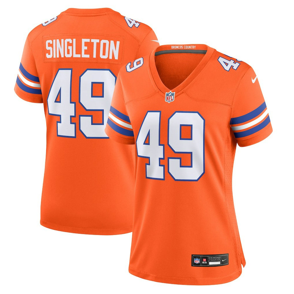 Denver Broncos Alex Singleton  Women's Alternate Game Jersey | NFL On sale