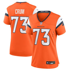 Denver Broncos Frank Crum  Women's Team Game Jersey | NFL On sale