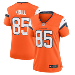 Denver Broncos Lucas Krull  Women's Team Game Jersey | NFL On sale