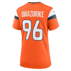 Denver Broncos Eyioma Uwazurike  Women's Team Game Jersey | NFL Sale
