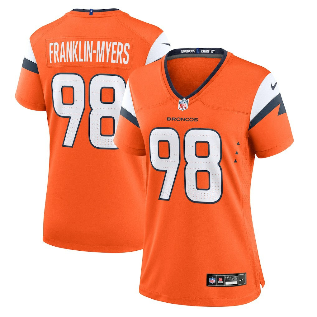 Denver Broncos John Franklin-Myers  Women's Team Game Jersey | NFL US
