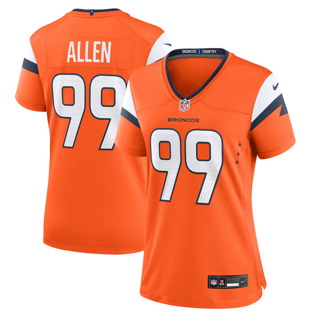 Denver Broncos Zach Allen  Women's Team Game Jersey | NFL US