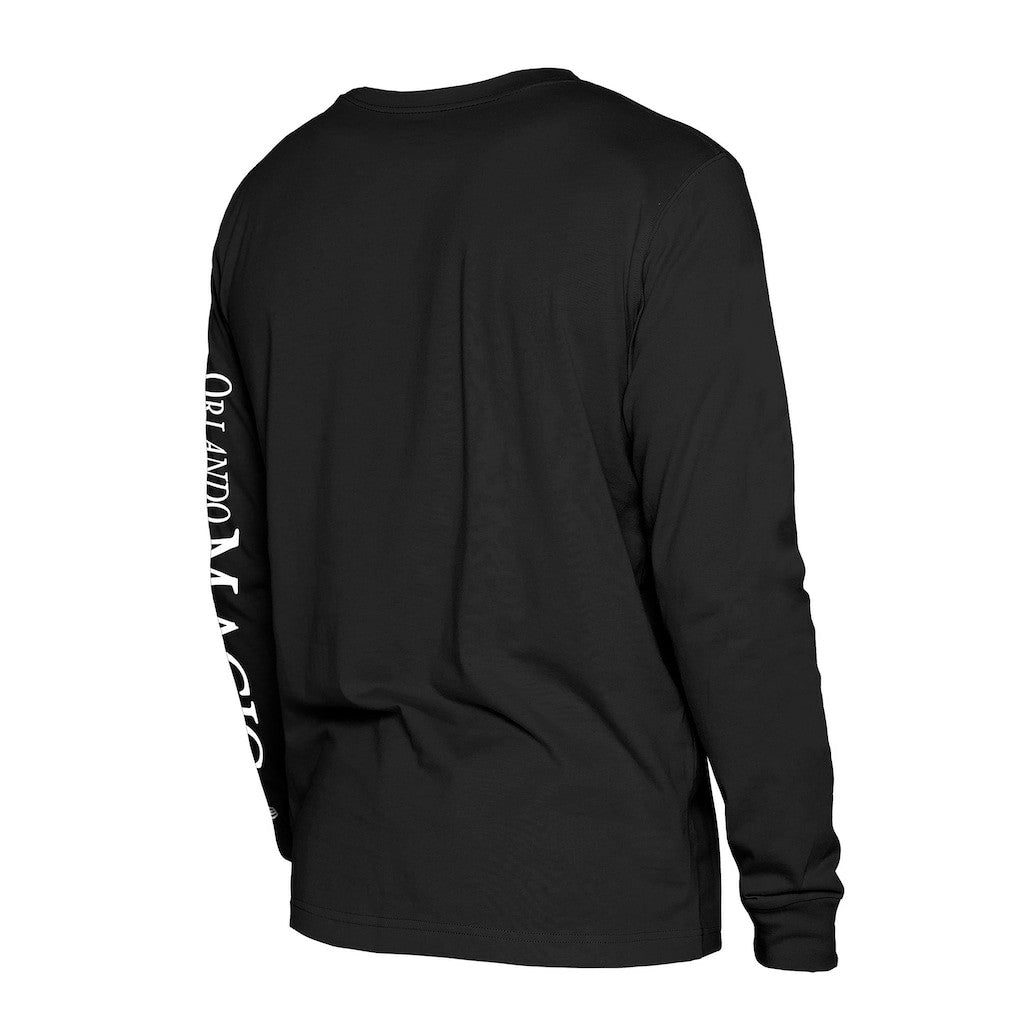Black Orlando Magic Old School Sport Long Sleeve T-Shirt | NBA