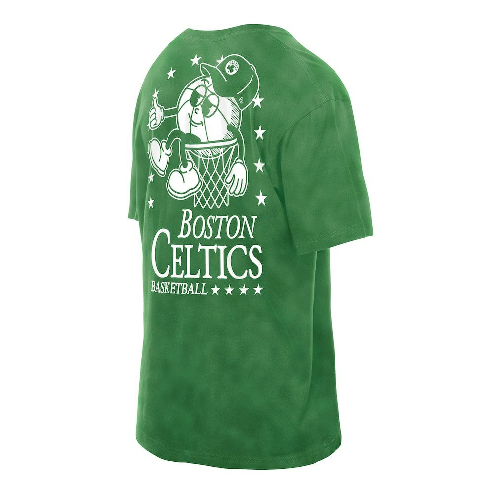Kelly Green Boston Celtics Old School Sport Enzyme Wash Oversized T-Shirt | NBA