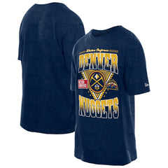 Navy Denver Nuggets Old School Sport Vintage Wash T-Shirt sale | NBA