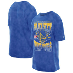Royal Golden State Warriors Boxy Old School Sport Vintage Wash T-Shirt sale | NBA