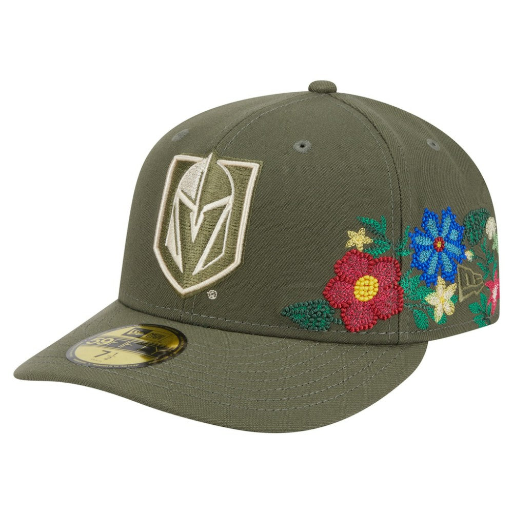 Vegas Golden Knights New Era Tonal Florals 59FIFTY Fitted Hat -  NHL Hats