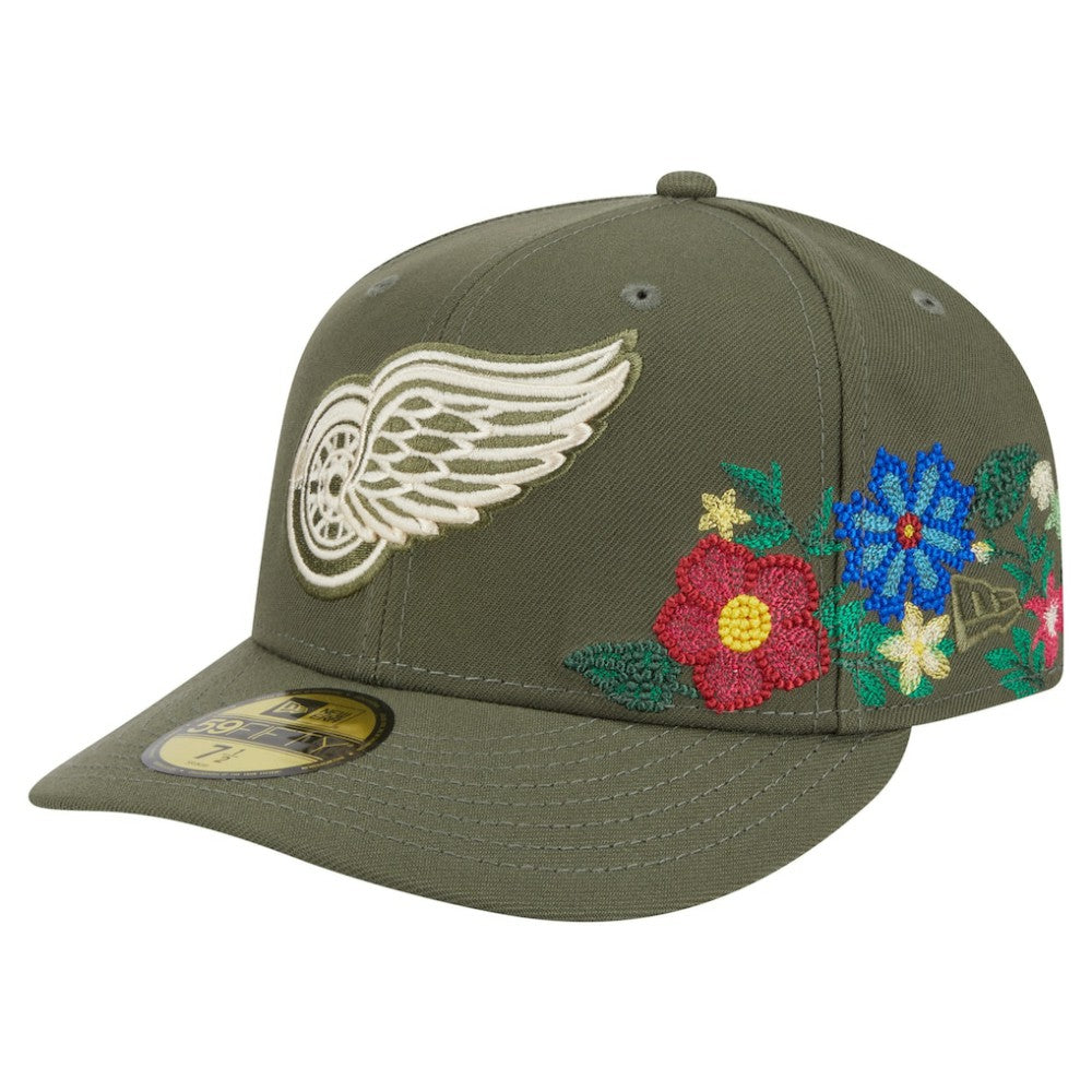 Detroit Red Wings New Era Tonal Florals 59FIFTY Fitted Hat -  NHL Hats