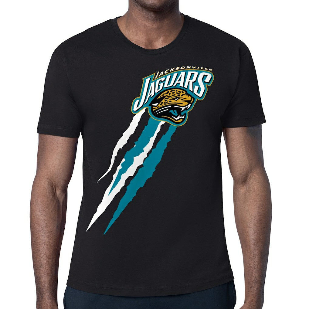 Jacksonville Jaguars Starter Retro Team Logo Color Scratch T-Shirt | NFL Near me