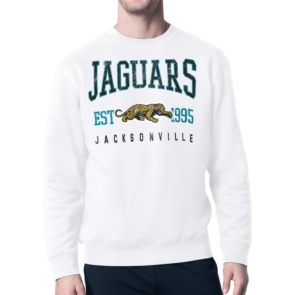 Jacksonville Jaguars Starter Retro Team Logo Pullover Sweatshirt | NFL Outlet