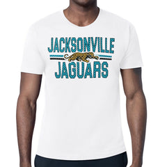 Jacksonville Jaguars Starter Mesh Look Retro Team Logo T-Shirt | NFL Outlet