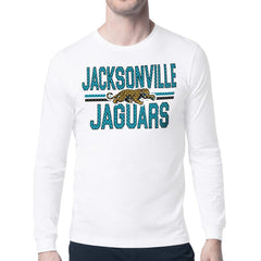 Jacksonville Jaguars Starter Mesh Look Retro Team Logo Long Sleeve T-Shirt | NFL Online