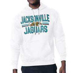 Jacksonville Jaguars Starter Mesh Look Retro Team Logo Pullover Hoodie | NFL Hot