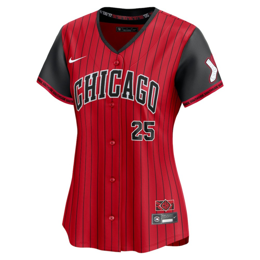 Andrew Vaughn Chicago White Sox Nike Women's 2025 City Connect Limited Player Jersey - MLB Jerseys