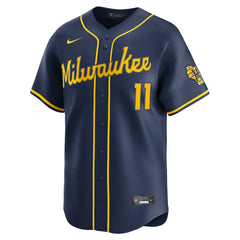 Jackson Chourio Milwaukee Brewers Nike Alternate 2 Limited Jersey - MLB Jerseys