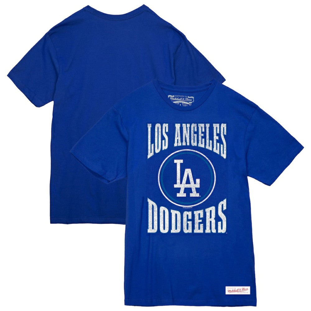 Los Angeles Dodgers Mitchell & Ness Arched Logo Slub T-Shirt - MLB T-shirts