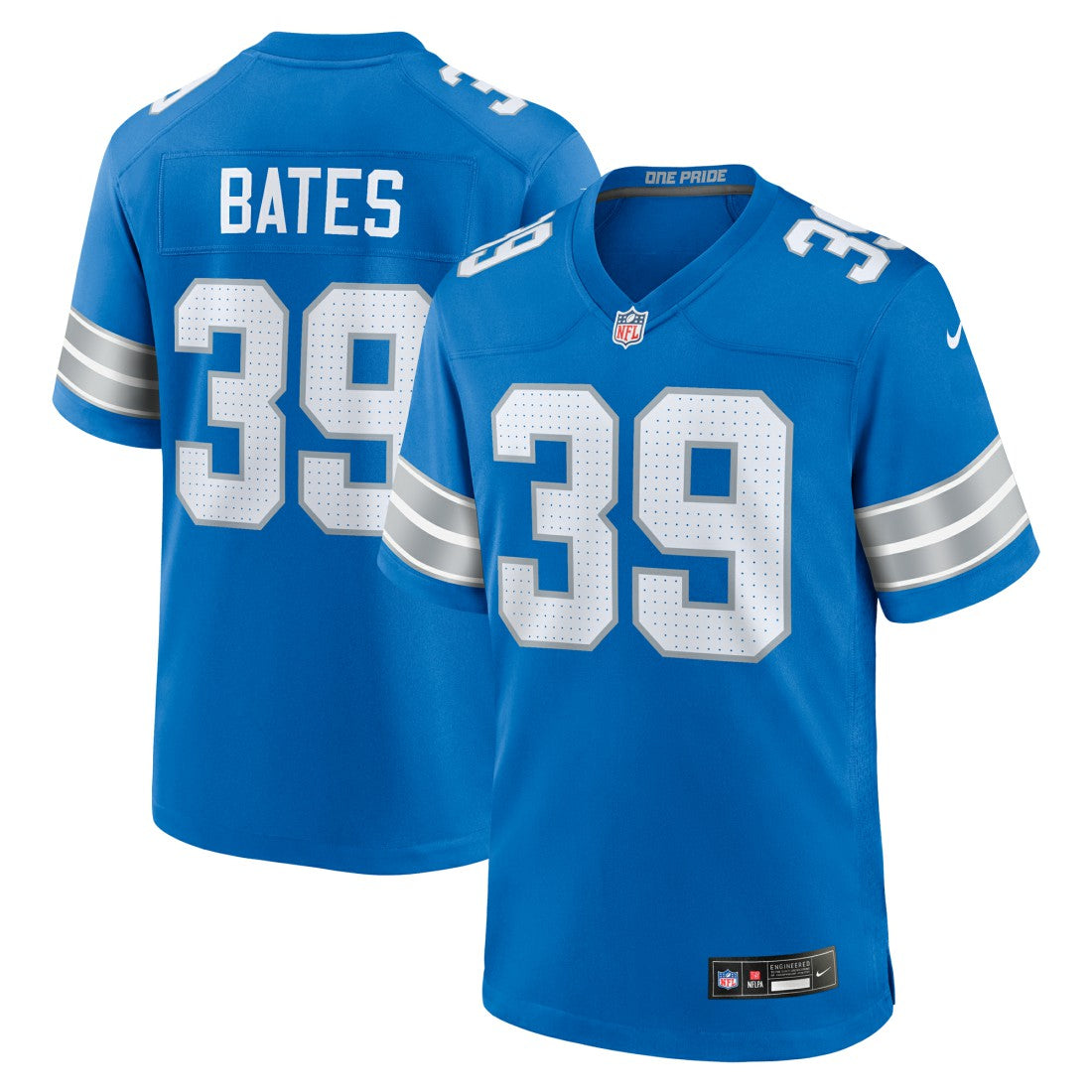 Detroit Lions Jake Bates  Team Game Jersey | NFL Outlet