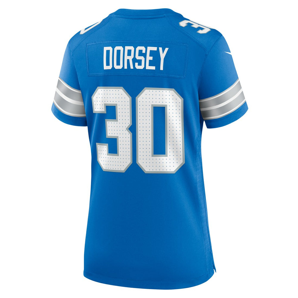 Detroit Lions Khalil Dorsey  Women's Team Game Jersey | NFL US