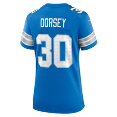 Detroit Lions Khalil Dorsey  Women's Team Game Jersey | NFL US