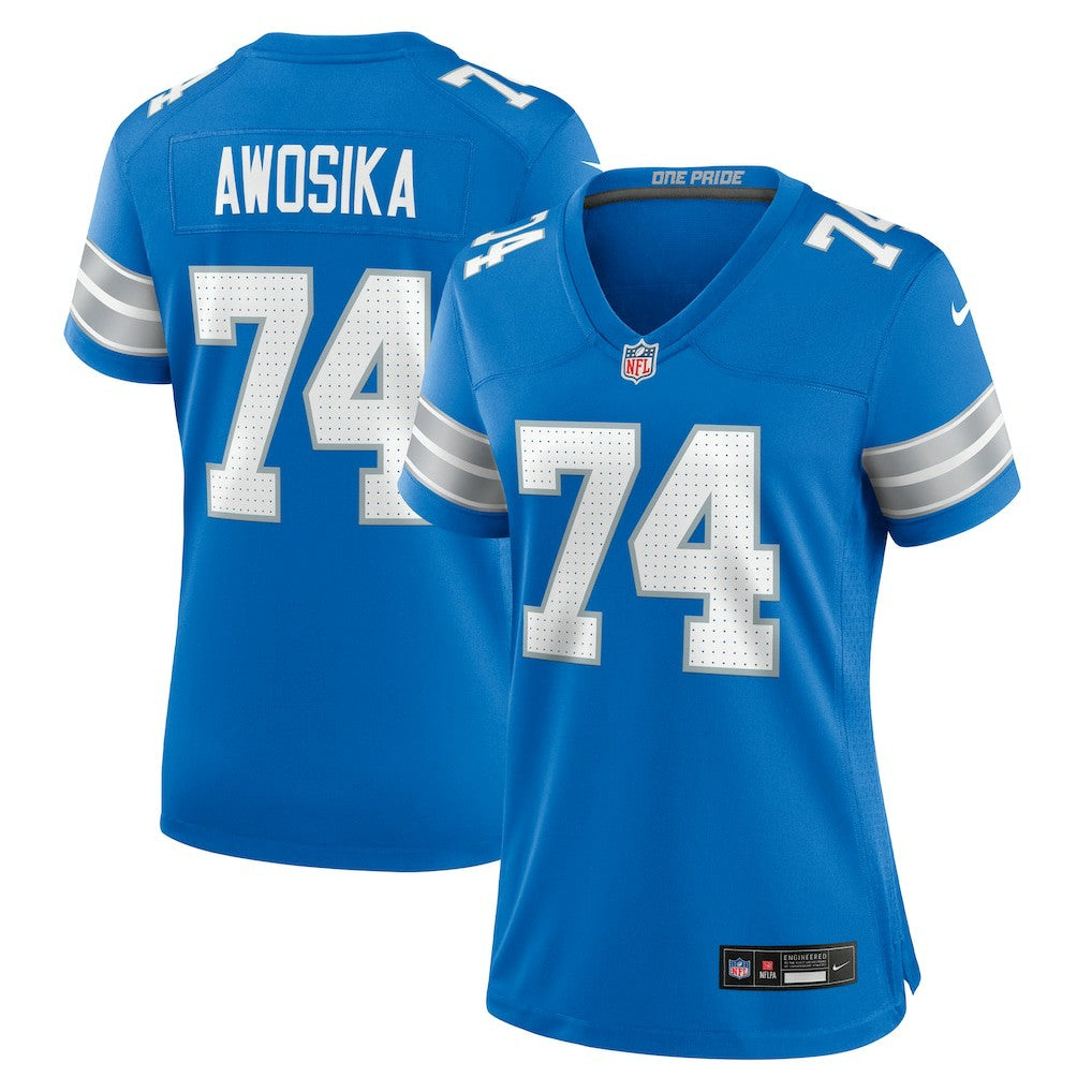 Detroit Lions Kayode Awosika  Women's Team Game Jersey | NFL Hot