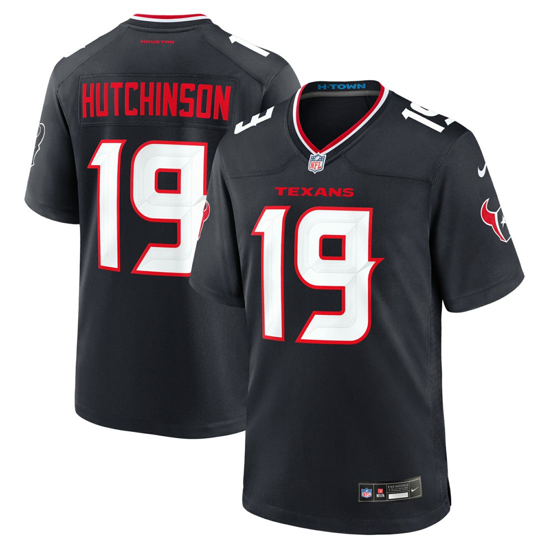 Houston Texans Xavier Hutchinson  Team Game Jersey | NFL Online