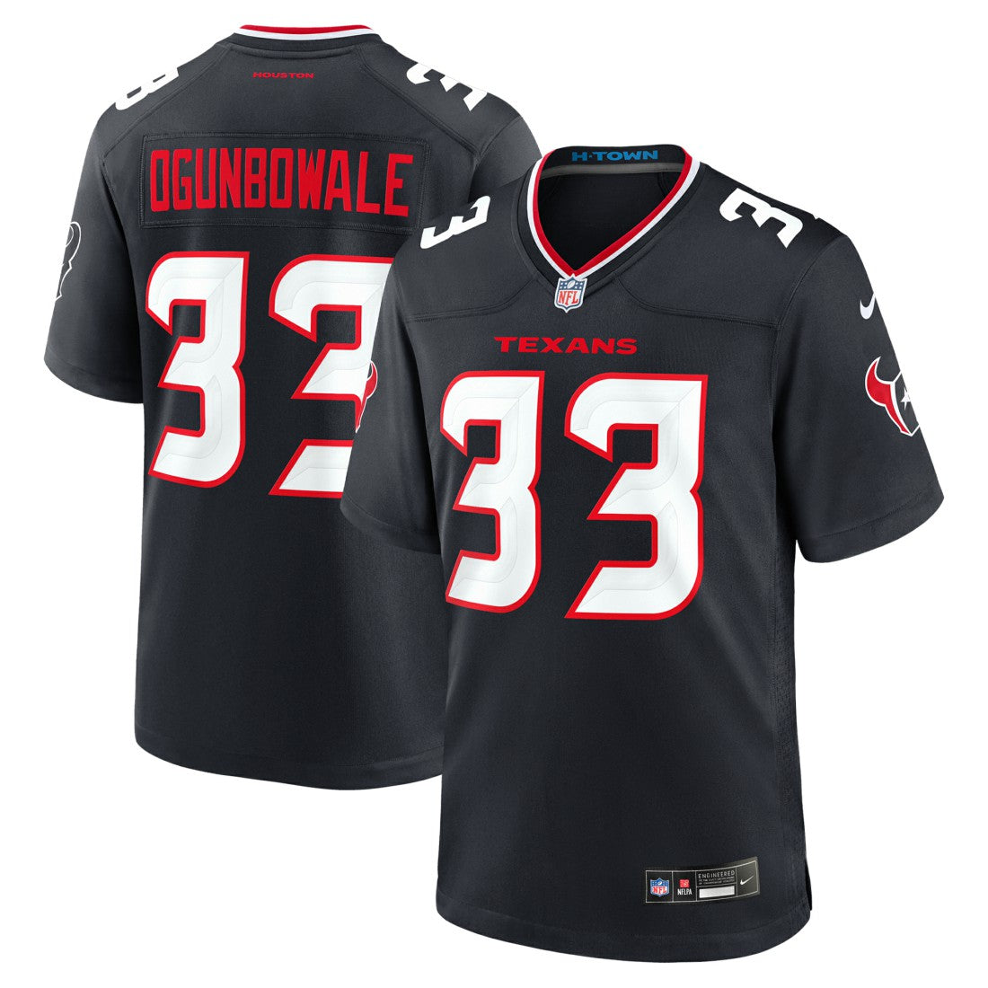 Houston Texans Dare Ogunbowale  Team Game Jersey | NFL US