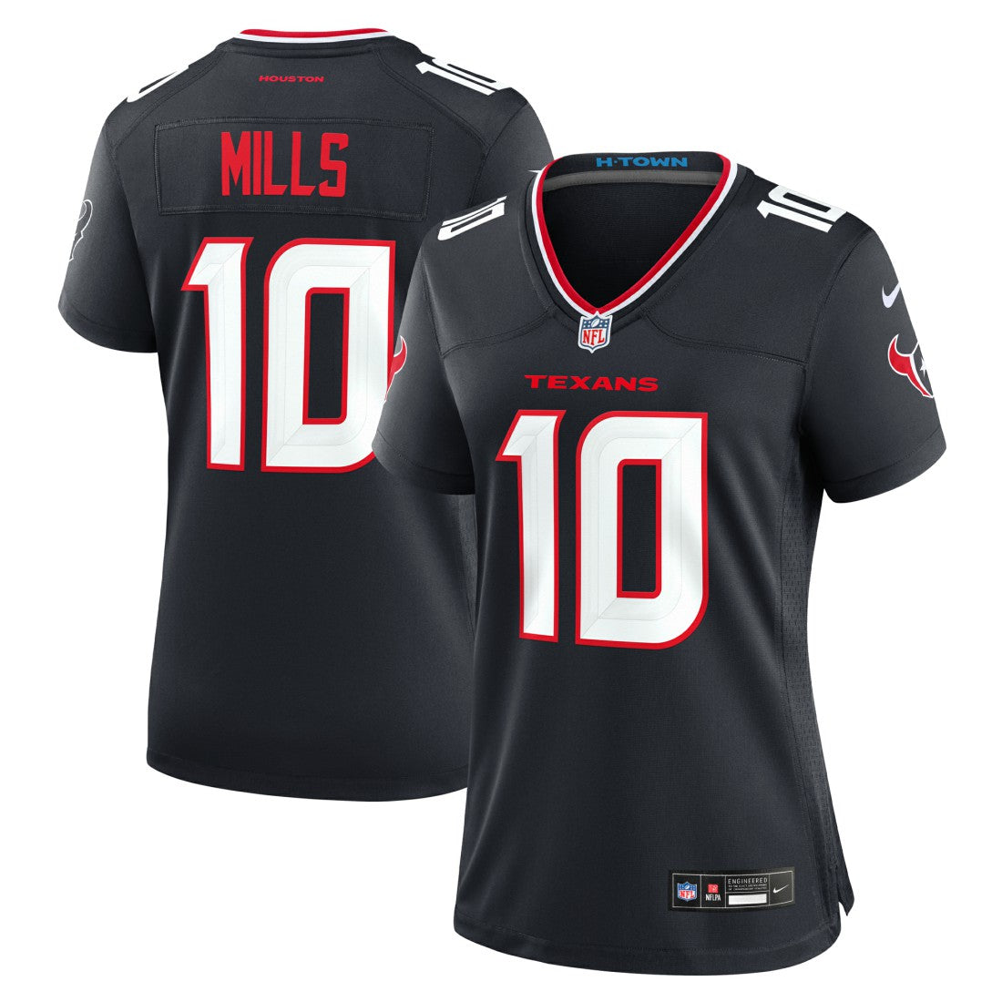 Houston Texans Davis Mills  Women's Team Game Jersey | NFL Outlet
