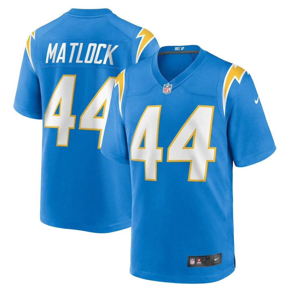 Los Angeles Chargers Scott Matlock  Team Game Jersey | NFL On sale