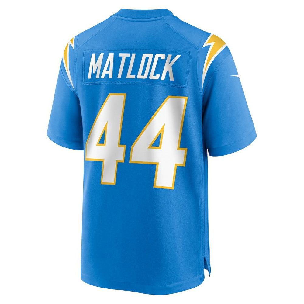 Los Angeles Chargers Scott Matlock  Team Game Jersey | NFL On sale