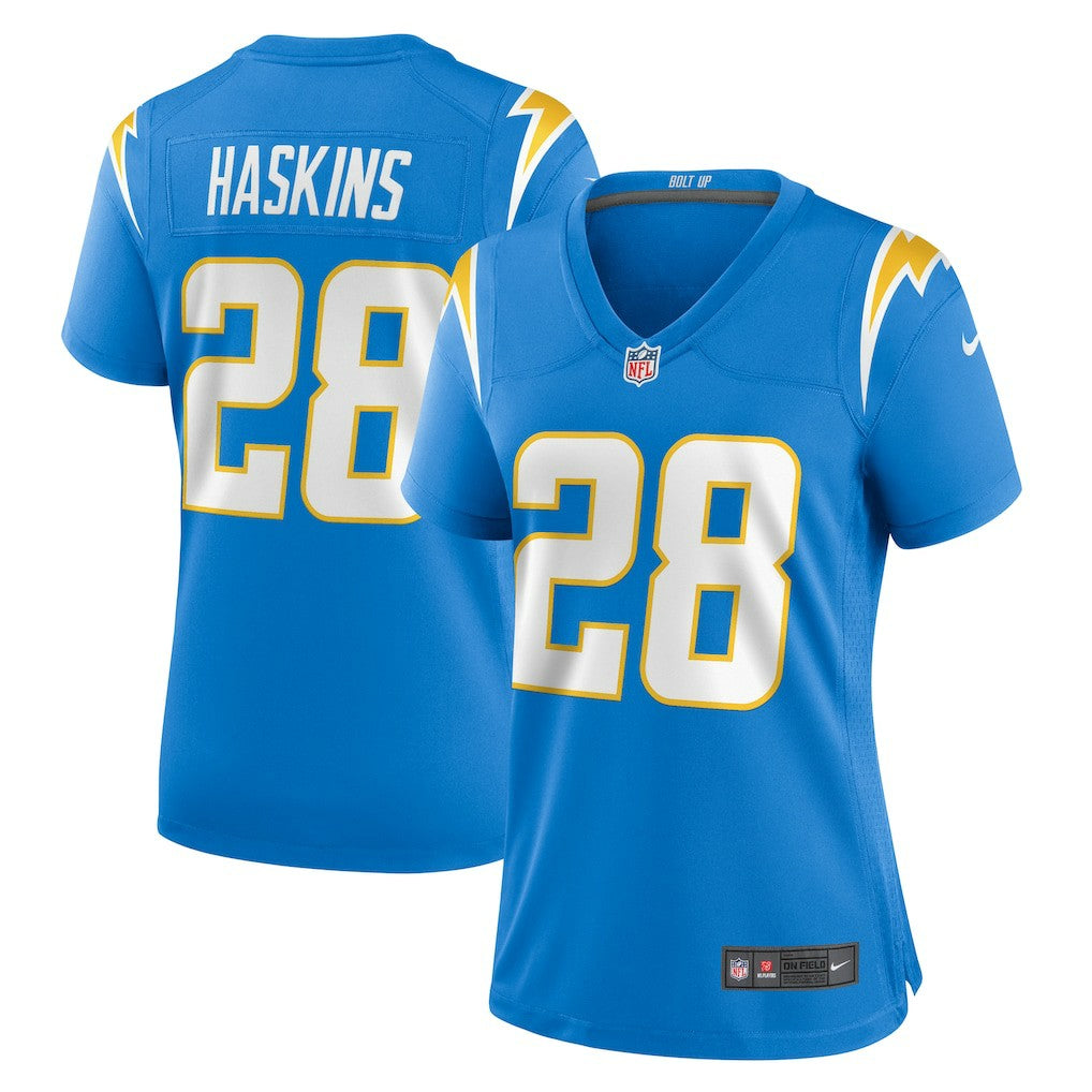 Los Angeles Chargers Hassan Haskins  Women's Game Jersey | NFL Hot