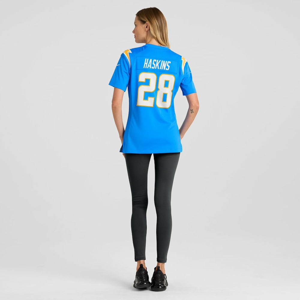 Los Angeles Chargers Hassan Haskins  Women's Game Jersey | NFL Hot