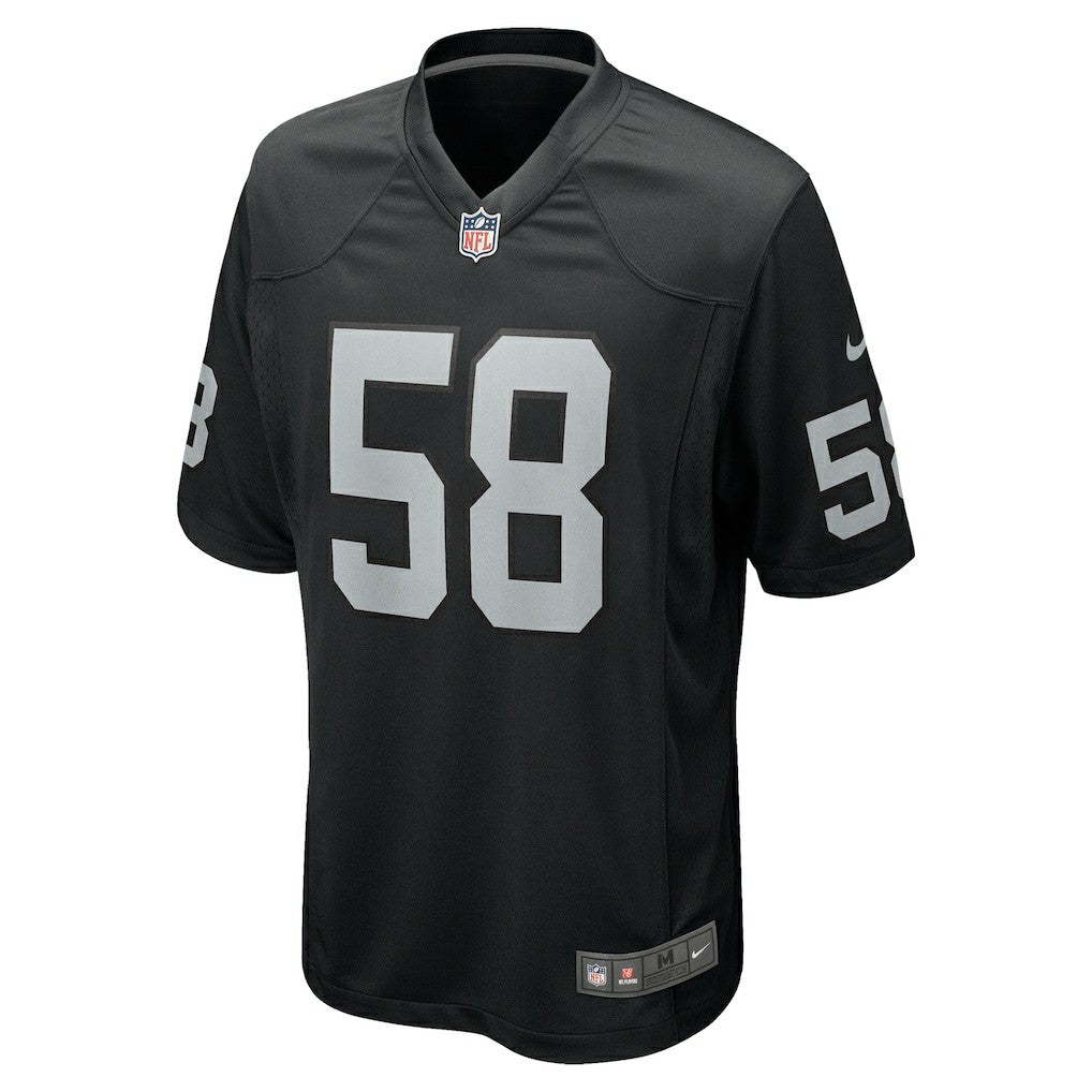 Las Vegas Raiders Jackson Powers-Johnson  Team Game Jersey | NFL Hot