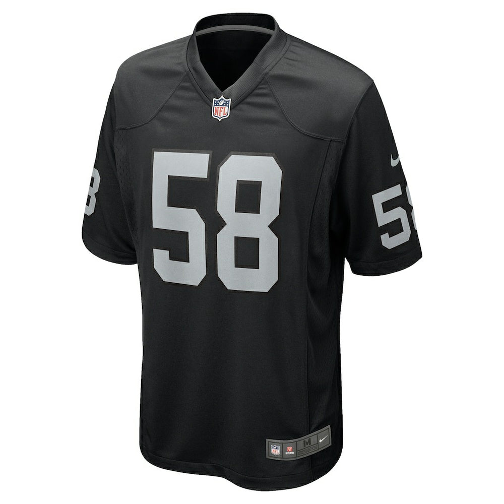 Las Vegas Raiders Jackson Powers-Johnson  Team Game Jersey | NFL Hot